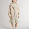 Abito midi in cotone da bambina con stampa floreale multicolore