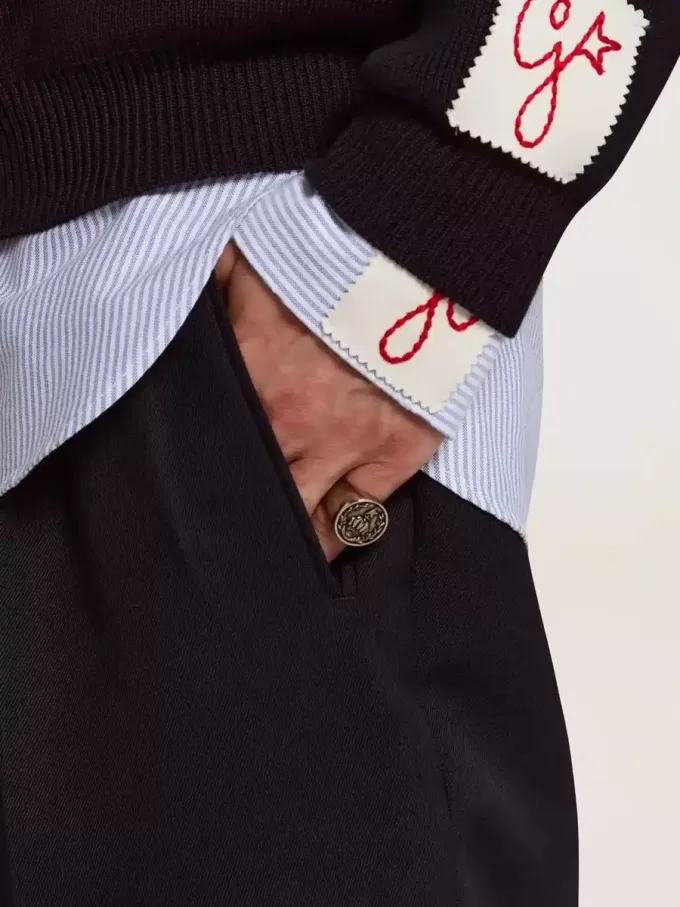 Anello con sigillo da uomo in argento anticato