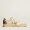 Ball Star con stella glitterata argento e linguetta sul tallone glitterata rosa