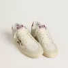 Ball Star con stella in pelle di pony animalier e linguetta sul tallone in pelle tabacco