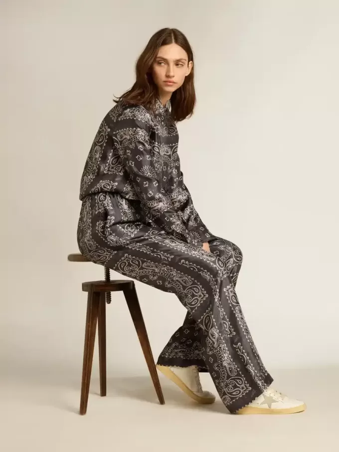 Ball Star con stella in pelle scamosciata e linguetta sul tallone in pelle metallizzata