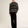 Ball Star con stella in pelle scamosciata grigio ghiaccio e linguetta sul tallone in pelle nera lucida