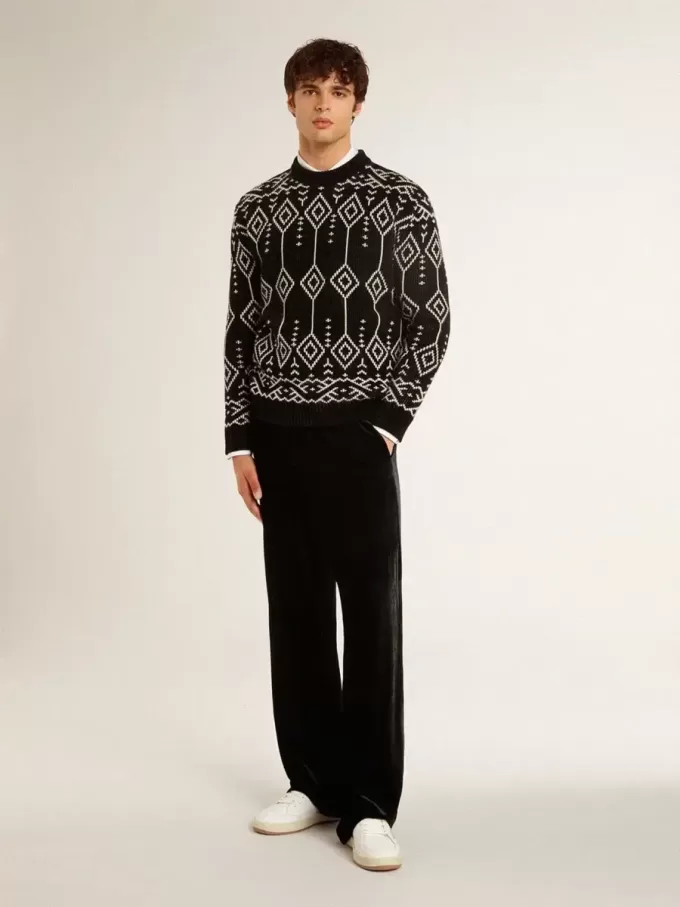 Ball Star con stella in pelle scamosciata grigio ghiaccio e linguetta sul tallone in pelle nera lucida
