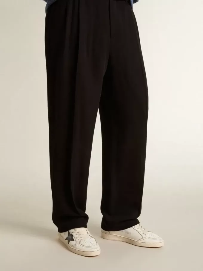 Ball Star con stella nera e linguetta sul tallone in pelle scamosciata blu