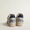 Ball Star con stella nera e linguetta sul tallone in pelle scamosciata blu