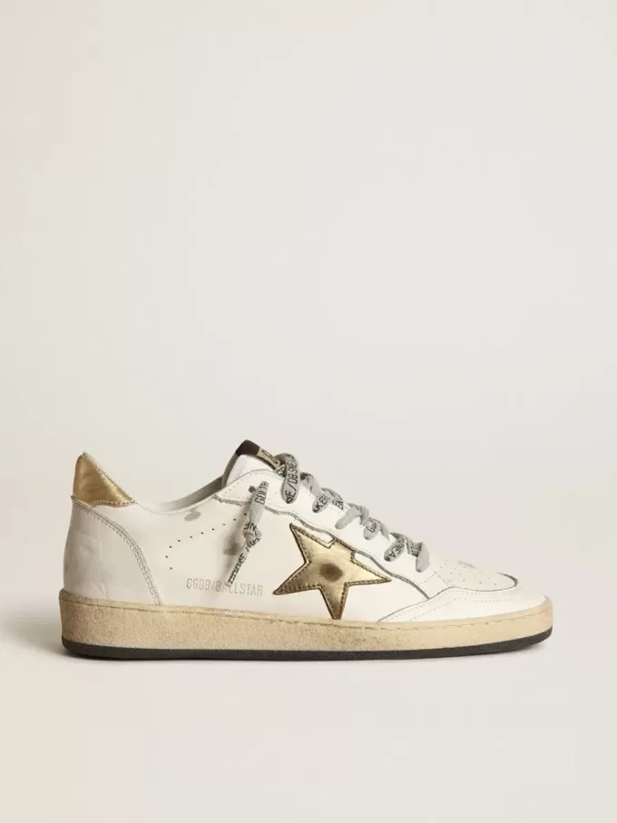 Ball Star da donna con stella dorata e linguetta sul tallone