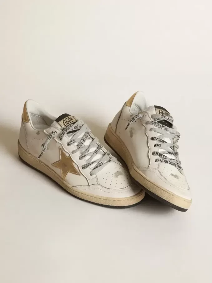 Ball Star da donna con stella dorata e linguetta sul tallone