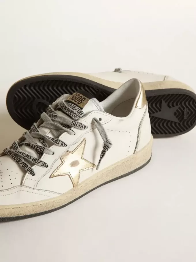 Ball Star da donna con stella dorata e linguetta sul tallone