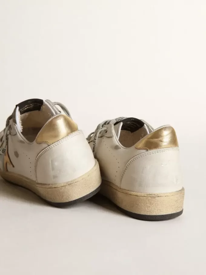 Ball Star da donna con stella dorata e linguetta sul tallone