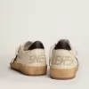 Ball Star da donna con stella in pelle di cavallino con stampa leopardata e linguetta nera sul tallone