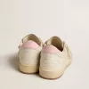 Ball Star da donna con stella in pelle dorata e linguetta sul tallone in pelle rosa