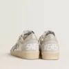 Ball Star da donna con stella in pelle metallizzata e linguetta sul tallone in pelle lucida