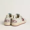 Ball Star da uomo in nabuk con stampa cocco e stella in pelle scamosciata bordeaux