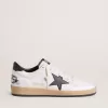 Ball Star da uomo in nappa bianca con stella nera
