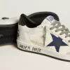 Ball Star da uomo in nappa con stella in pelle e linguetta sul tallone in pelle metallizzata