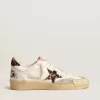 Ball Star in nappa con stella e linguetta sul tallone in pelle di cavallino con stampa leopardata