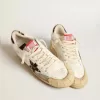 Ball Star in nappa con stella e linguetta sul tallone in pelle di cavallino con stampa leopardata