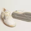 Ball Star in nappa con stella in gomma e linguetta sul tallone in pelle argentata