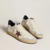 Ball Star in nappa con stella in nabuk marrone e linguetta sul tallone in nappa