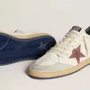 Ball Star in nappa con stella in nabuk marrone e linguetta sul tallone in nappa