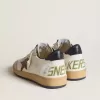 Ball Star in nappa con stella in nabuk marrone e linguetta sul tallone in nappa