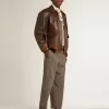 Ball Star in nylon e nappa con stella e linguetta sul tallone in pelle scamosciata verde