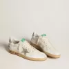 Ball Star in pelle nappa con stella e linguetta sul tallone in nabuk grigio