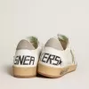 Ball Star in pelle nappa con stella e linguetta sul tallone in nabuk grigio