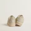 Ball Star in pelle scamosciata con cristalli Swarovski, perle e stella in pelle