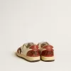 Ball Star Junior in nappa con stella nera e inserti in pelle rossa Ball Star Junior in nappa con stella nera e inserti in pelle rossa