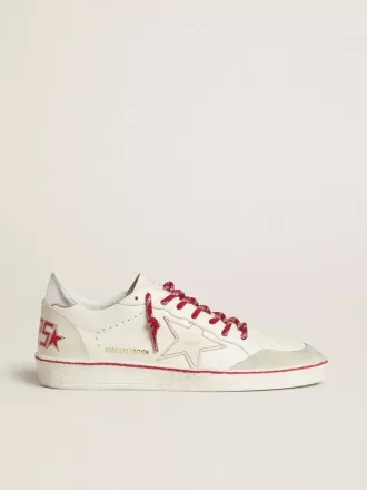 Ball Star LTD CNY da donna in pelle bianca con effetto vissuto