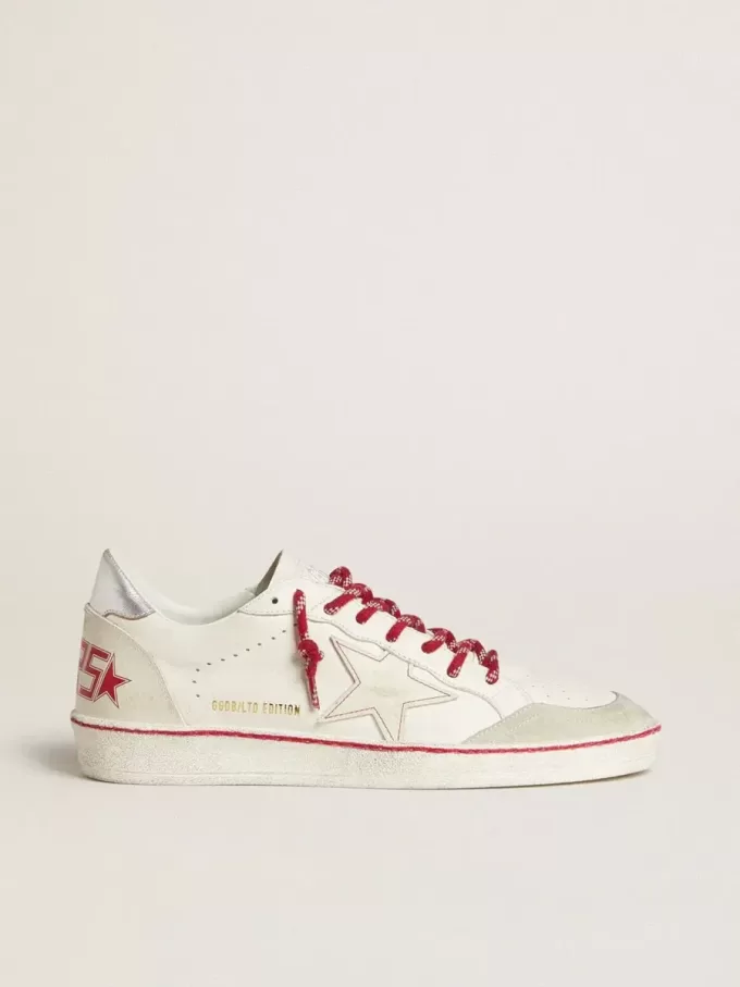 Ball Star LTD CNY da donna in pelle bianca con effetto vissuto