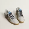 Ball Star LTD con stella in pelle crackle laminata e linguetta sul tallone in pelle marrone Ball Star LTD con stella in pelle crackle laminata e linguetta sul tallone in pelle marrone