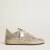 Ball Star LTD da donna con cristalli Swarovski e stella in pelle scamosciata grigia