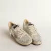 Ball Star LTD da donna con cristalli Swarovski e stella in pelle scamosciata grigia