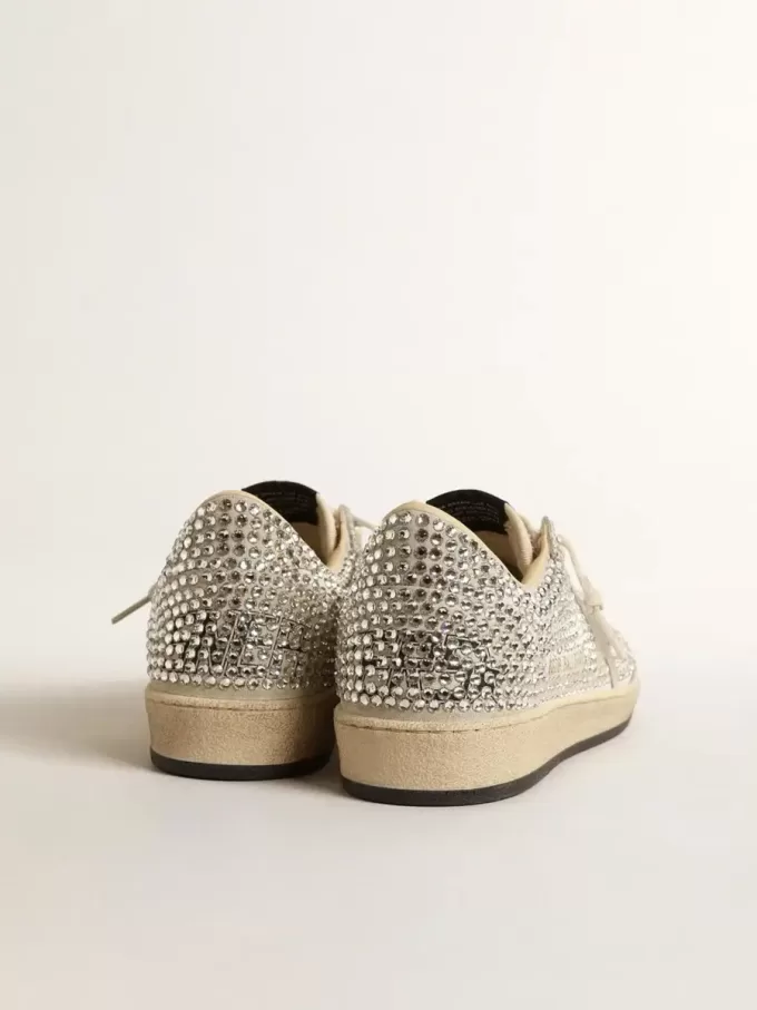 Ball Star LTD da donna con cristalli Swarovski e stella in pelle scamosciata grigia