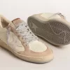 Ball Star LTD da donna con stella bianca e linguetta sul tallone in pelle bordeaux Ball Star LTD da donna con stella bianca e linguetta sul tallone in pelle bordeaux