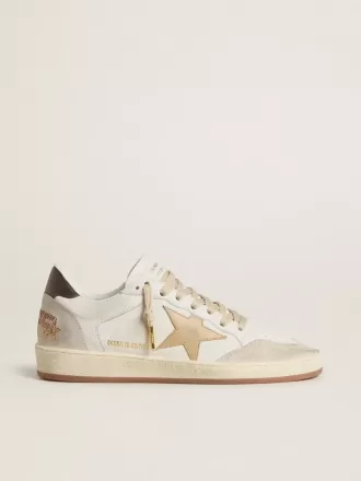 Ball Star LTD da donna con stella dorata e linguetta nera sul tallone Ball Star LTD da donna con stella dorata e linguetta nera sul tallone