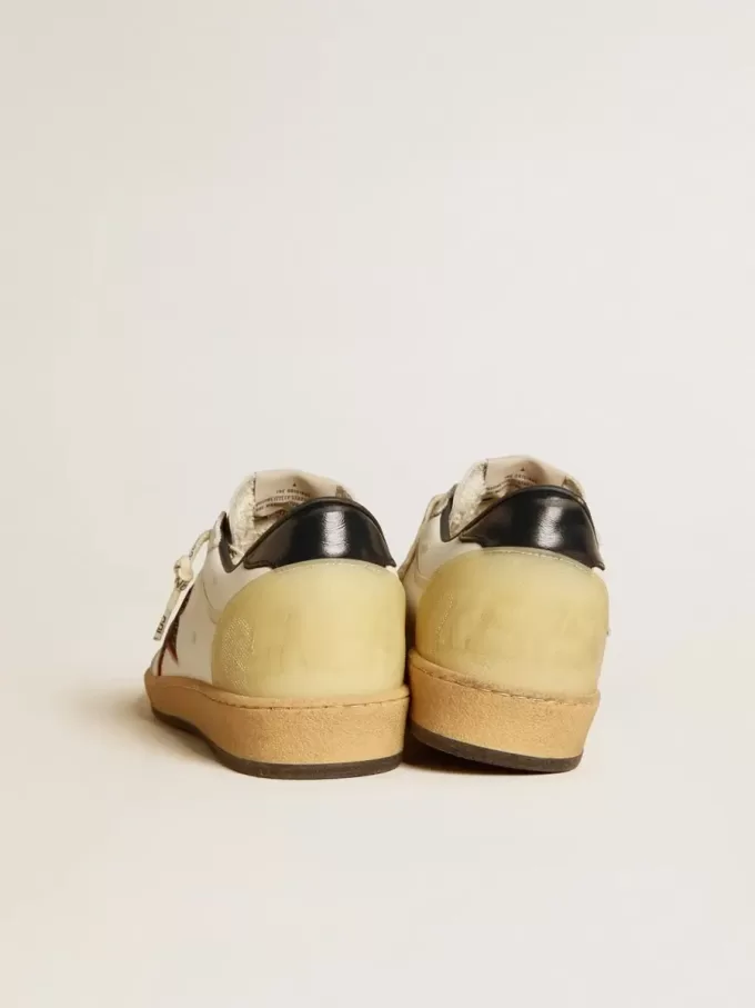 Ball Star LTD da donna con stella in mesh e linguetta sul tallone in pelle blu notte