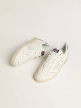 Ball Star LTD da donna con stella patchwork e linguetta del tallone in pelle metallizzata Ball Star LTD da donna con stella patchwork e linguetta del tallone in pelle metallizzata