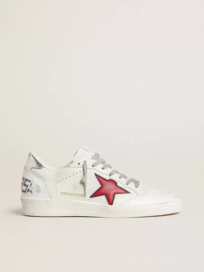 Ball Star LTD da donna con stella rossa e tallone argentato