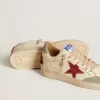 Ball Star LTD da donna in nappa con stella in pelle e linguetta sul tallone in pelle scamosciata argentata