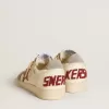 Ball Star LTD da donna in nappa con stella in pelle e linguetta sul tallone in pelle scamosciata argentata