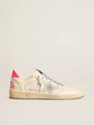 Ball Star LTD da donna in pelle nappa e mesh con stella in pelle scamosciata e linguetta in pelle sul tallone Ball Star LTD da donna in pelle nappa e mesh con stella in pelle scamosciata e linguetta in pelle sul tallone