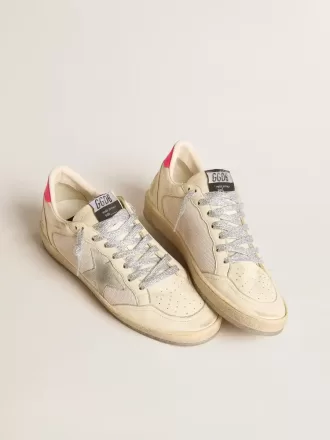 Ball Star LTD da donna in pelle nappa e mesh con stella in pelle scamosciata e linguetta in pelle sul tallone Ball Star LTD da donna in pelle nappa e mesh con stella in pelle scamosciata e linguetta in pelle sul tallone