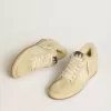 Ball Star LTD da donna in pelle scamosciata e shearling con stella in vernice bianca