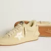 Ball Star LTD da donna in pelle scamosciata e shearling con stella in vernice bianca