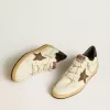 Ball Star LTD da uomo con stella in mesh e linguetta sul tallone in pelle blu notte Ball Star LTD da uomo con stella in mesh e linguetta sul tallone in pelle blu notte