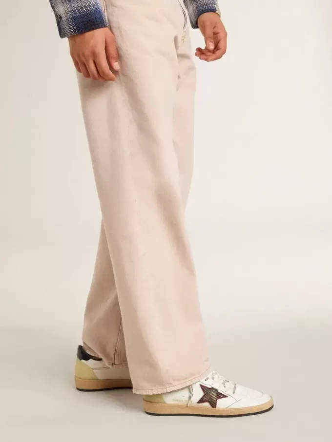 Ball Star LTD da uomo con stella in mesh e linguetta sul tallone in pelle blu notte Ball Star LTD da uomo con stella in mesh e linguetta sul tallone in pelle blu notte