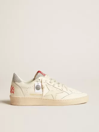Ball Star LTD da uomo in nappa con stella bianca e linguetta sul tallone con cristalli Swarovski Ball Star LTD da uomo in nappa con stella bianca e linguetta sul tallone con cristalli Swarovski